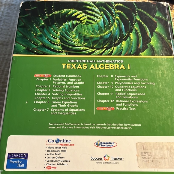 Mathematics:Algebra 1 (Texas Edition) Teacher Edition - Picture 3 of 3